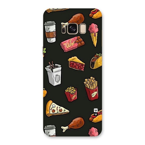 Foodie Pattern Back Case for Galaxy S8 Plus