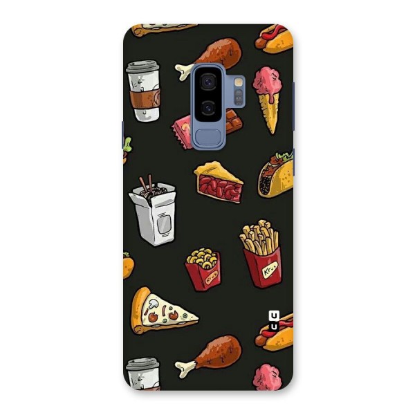 Foodie Pattern Back Case for Galaxy S9 Plus