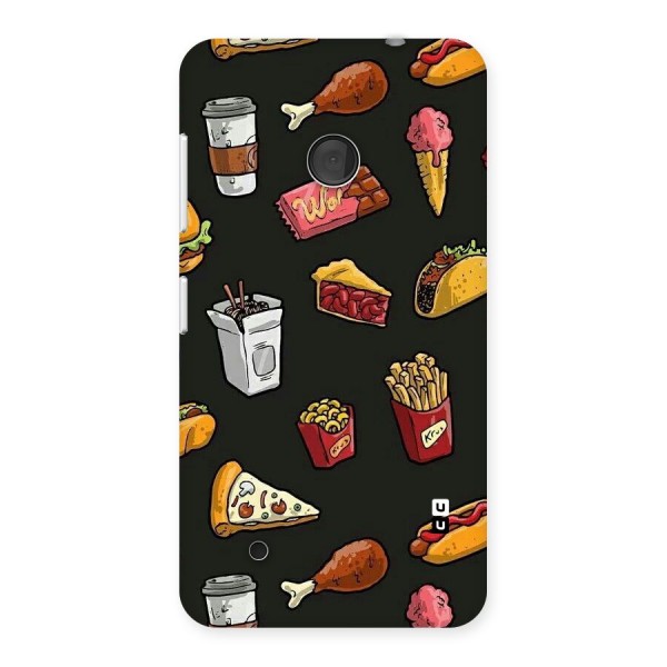 Foodie Pattern Back Case for Lumia 530