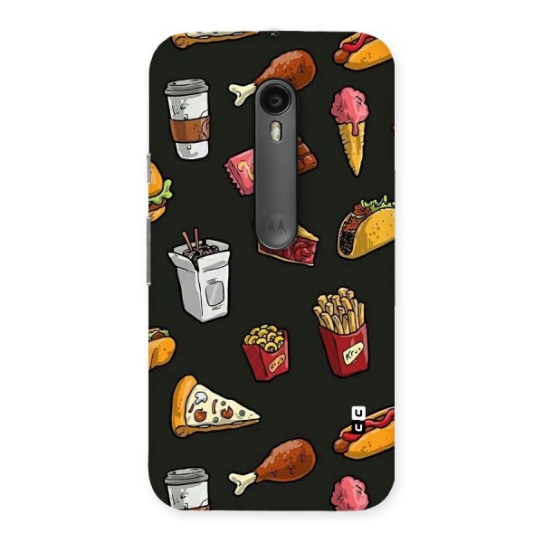 Foodie Pattern Back Case for Moto G3