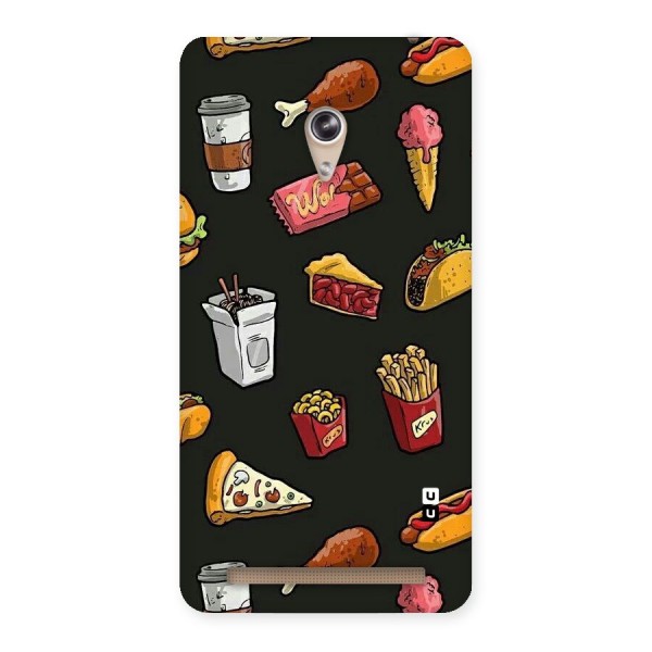 Foodie Pattern Back Case for Zenfone 6