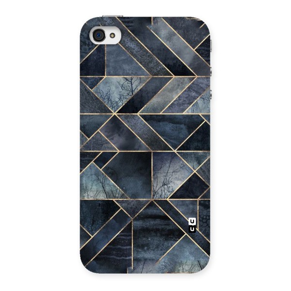 Forest Abstract Lines Back Case for iPhone 4 4s