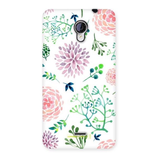 Fresh Floral Back Case for Micromax Unite 2 A106