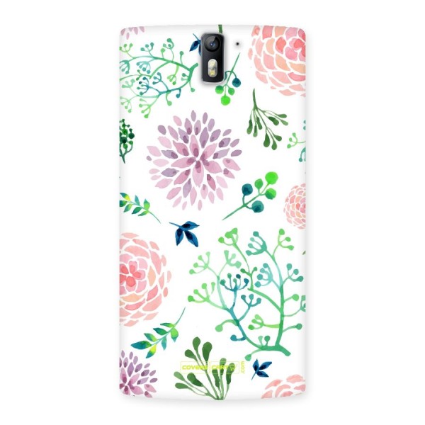 Fresh Floral Back Case for One Plus One