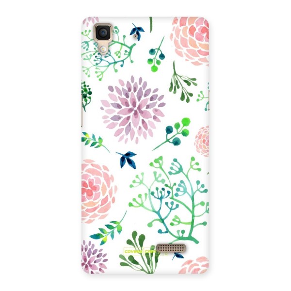 Fresh Floral Back Case for Oppo R7