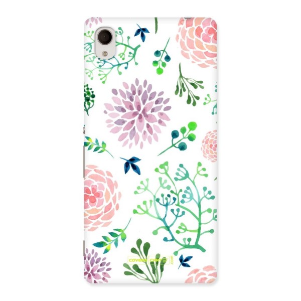 Fresh Floral Back Case for Sony Xperia M4