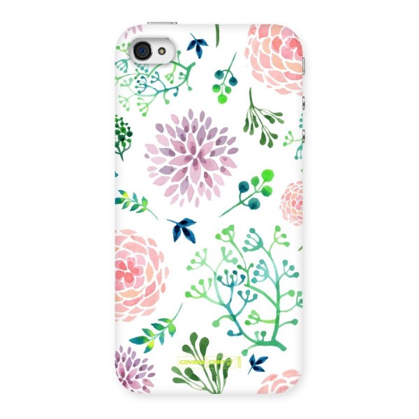 Fresh Floral Back Case for iPhone 4 4s