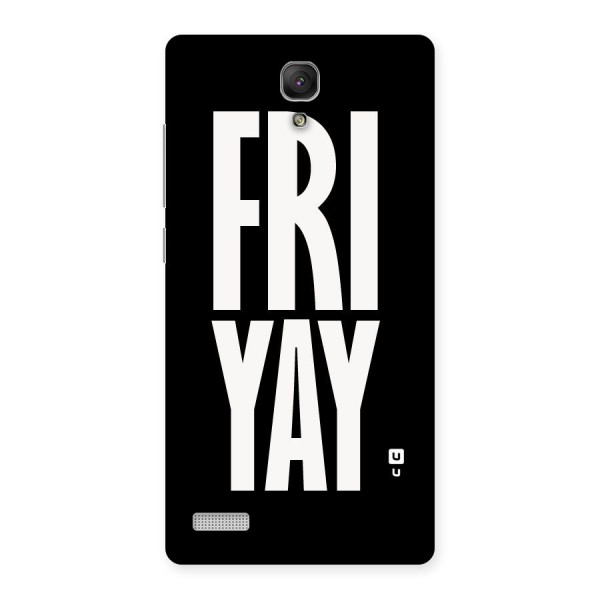 Fri Yay Back Case for Redmi Note