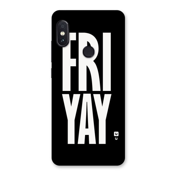 Fri Yay Back Case for Redmi Note 5 Pro