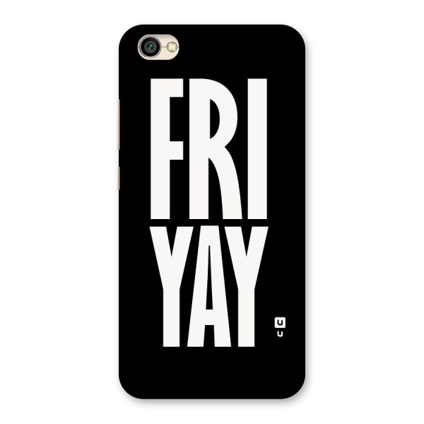 Fri Yay Back Case for Redmi Y1 Lite