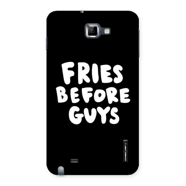 Fries Always Back Case for Galaxy Note