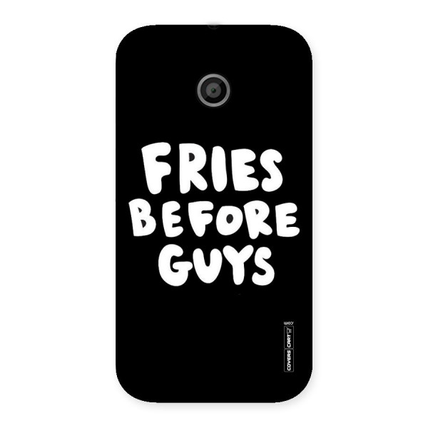 Fries Always Back Case for Moto E