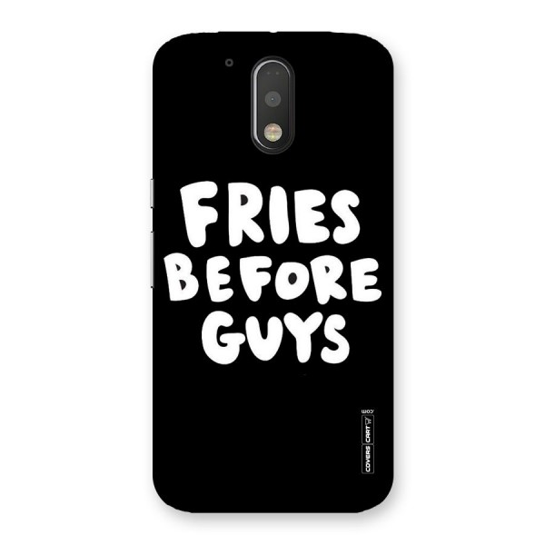 Fries Always Back Case for Motorola Moto G4