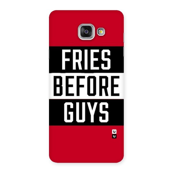 Fries Love Stripes Back Case for Galaxy A7 2016