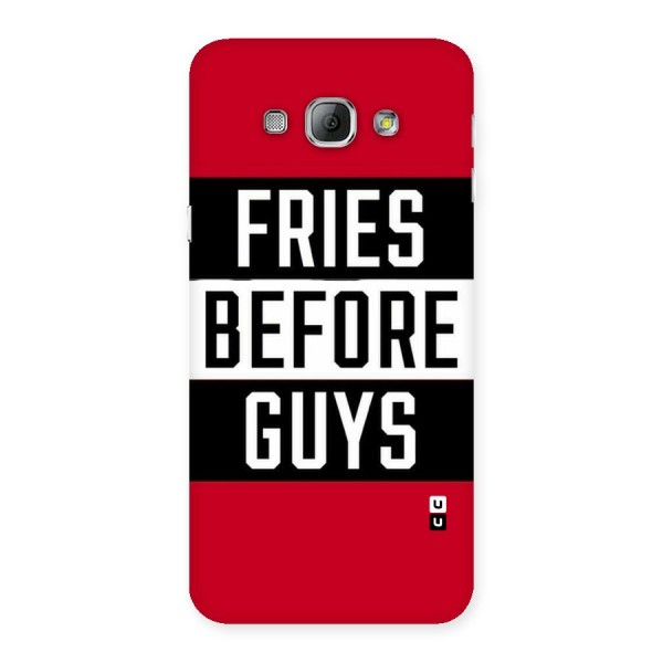 Fries Love Stripes Back Case for Galaxy A8