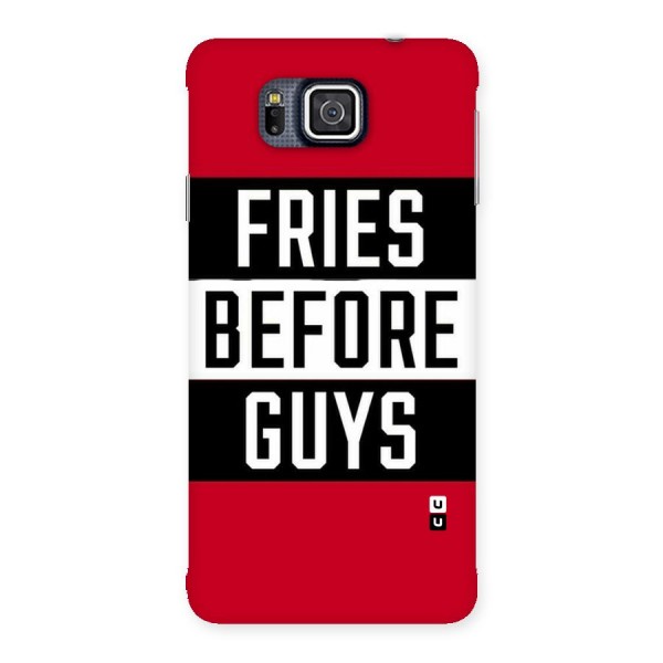 Fries Love Stripes Back Case for Galaxy Alpha