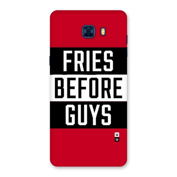 Fries Love Stripes Back Case for Galaxy C7 Pro