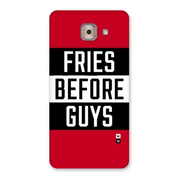 Fries Love Stripes Back Case for Galaxy J7 Max