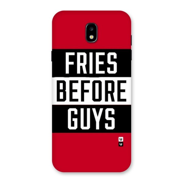 Fries Love Stripes Back Case for Galaxy J7 Pro