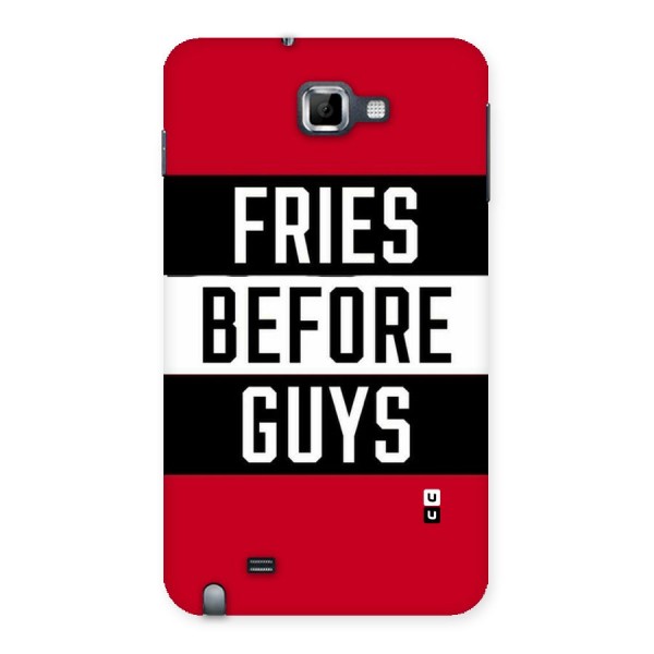 Fries Love Stripes Back Case for Galaxy Note