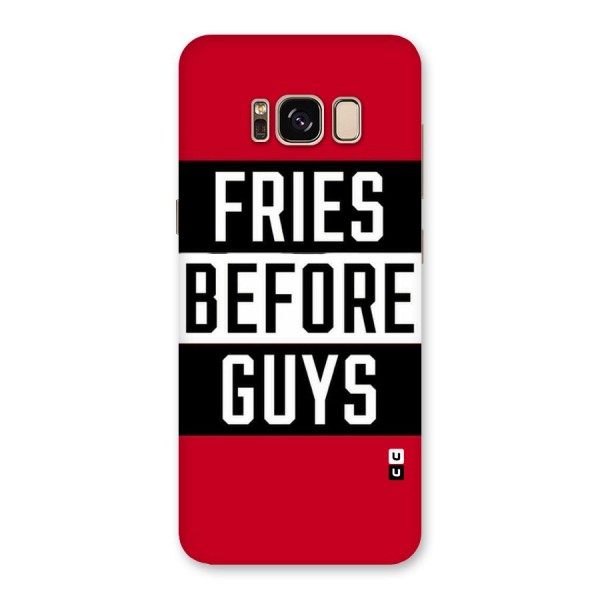 Fries Love Stripes Back Case for Galaxy S8