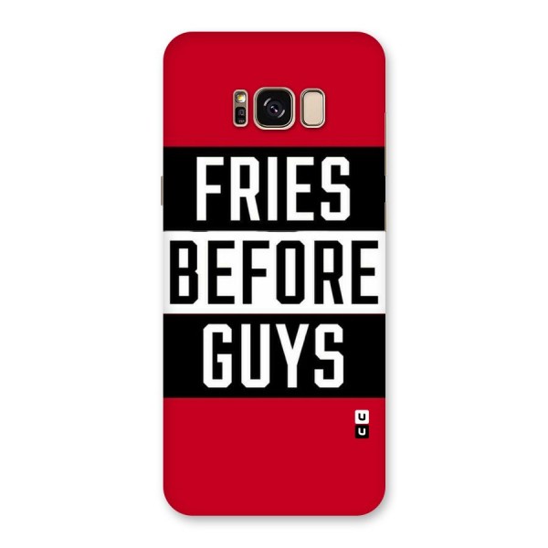 Fries Love Stripes Back Case for Galaxy S8 Plus