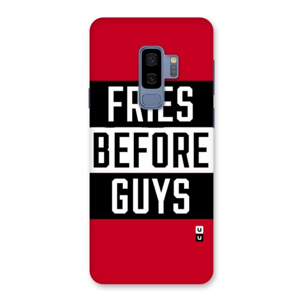 Fries Love Stripes Back Case for Galaxy S9 Plus