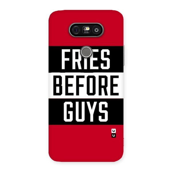 Fries Love Stripes Back Case for LG G5