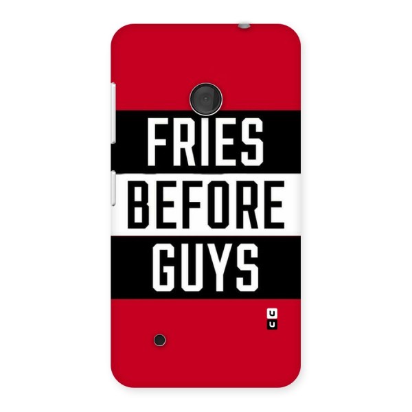 Fries Love Stripes Back Case for Lumia 530