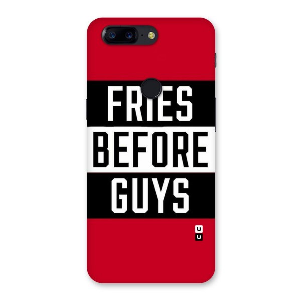 Fries Love Stripes Back Case for OnePlus 5T