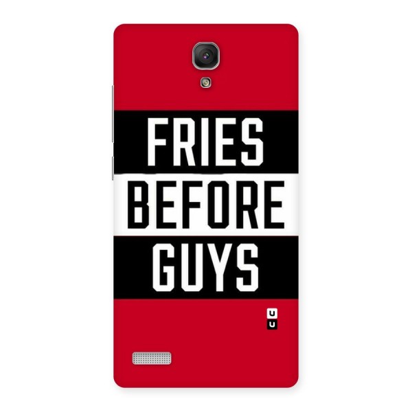 Fries Love Stripes Back Case for Redmi Note