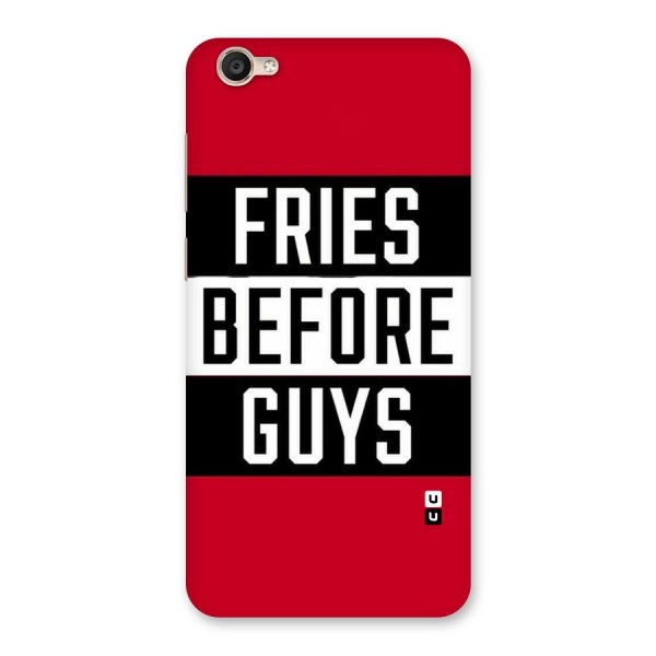 Fries Love Stripes Back Case for Vivo Y55s