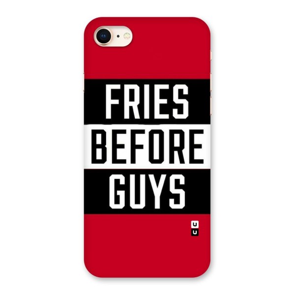 Fries Love Stripes Back Case for iPhone 8