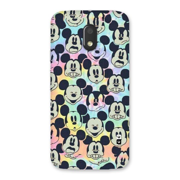 Fun Rainbow Faces Back Case for Moto E3 Power