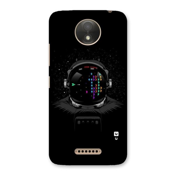 Gamer Head Back Case for Moto C Plus