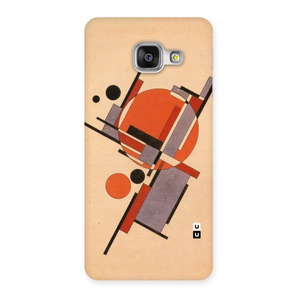 Geo Abstract Metrics Back Case for Galaxy A3 2016