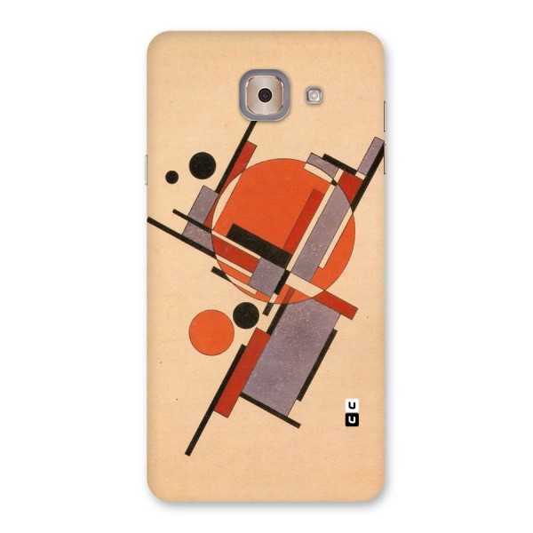 Geo Abstract Metrics Back Case for Galaxy J7 Max