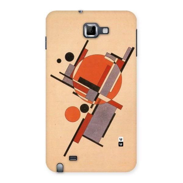 Geo Abstract Metrics Back Case for Galaxy Note