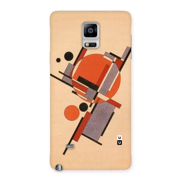 Geo Abstract Metrics Back Case for Galaxy Note 4