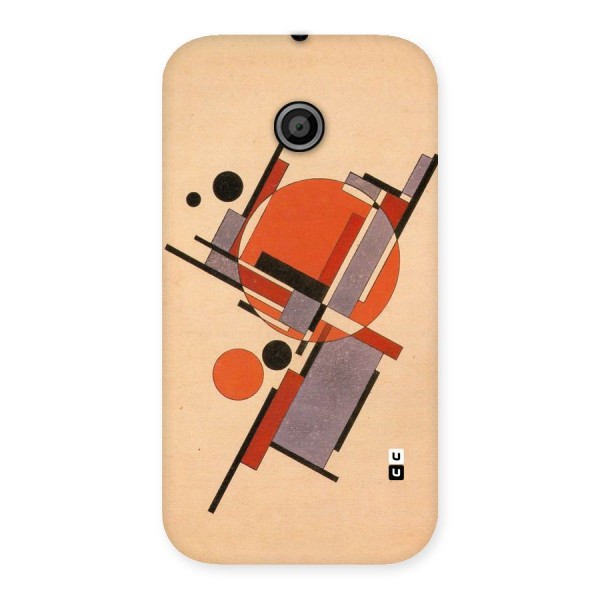 Geo Abstract Metrics Back Case for Moto E