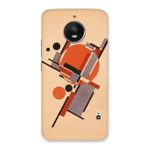 Geo Abstract Metrics Back Case for Moto E4 Plus