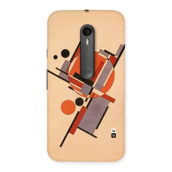 Geo Abstract Metrics Back Case for Moto G3