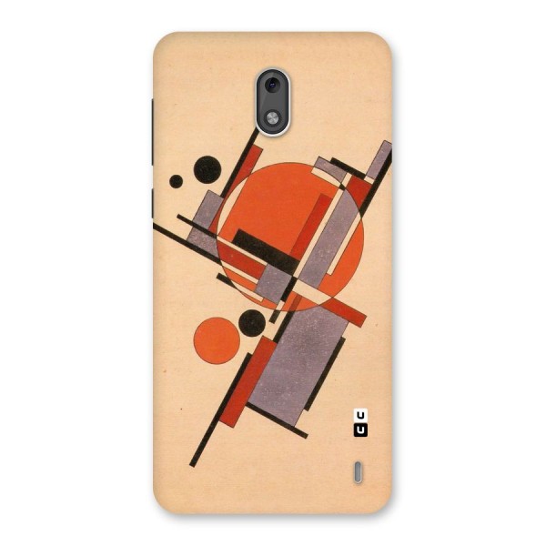 Geo Abstract Metrics Back Case for Nokia 2