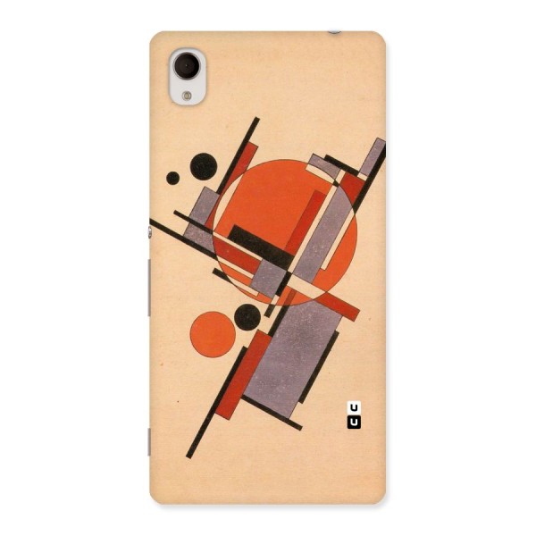 Geo Abstract Metrics Back Case for Sony Xperia M4