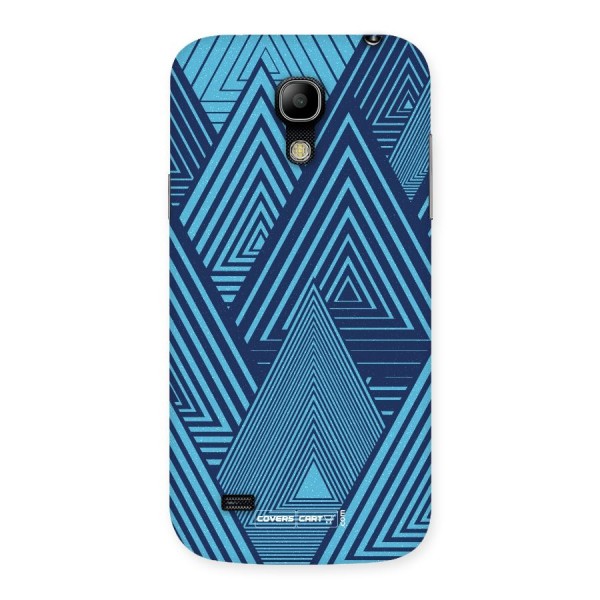 Geometric Blue Print Back Case for Galaxy S4 Mini