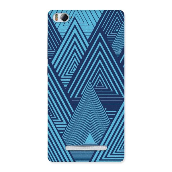 Geometric Blue Print Back Case for Xiaomi Mi4i