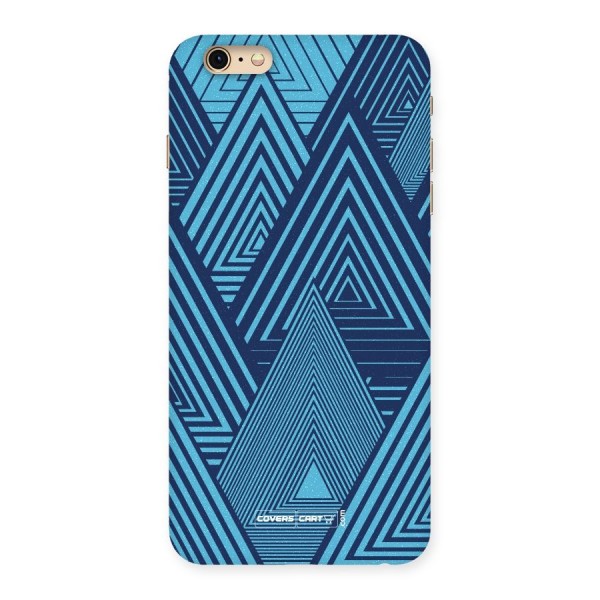 Geometric Blue Print Back Case for iPhone 6 Plus 6S Plus