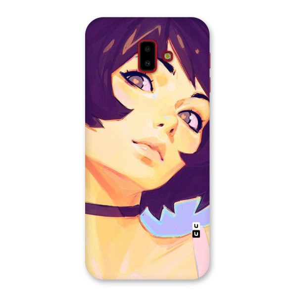 Girl Face Art Back Case for Galaxy J6 Plus