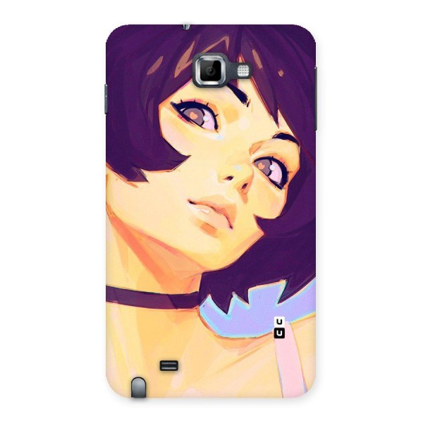 Girl Face Art Back Case for Galaxy Note