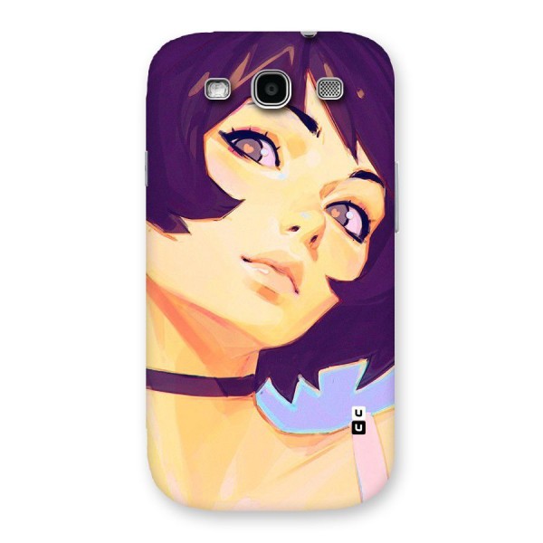 Girl Face Art Back Case for Galaxy S3 Neo